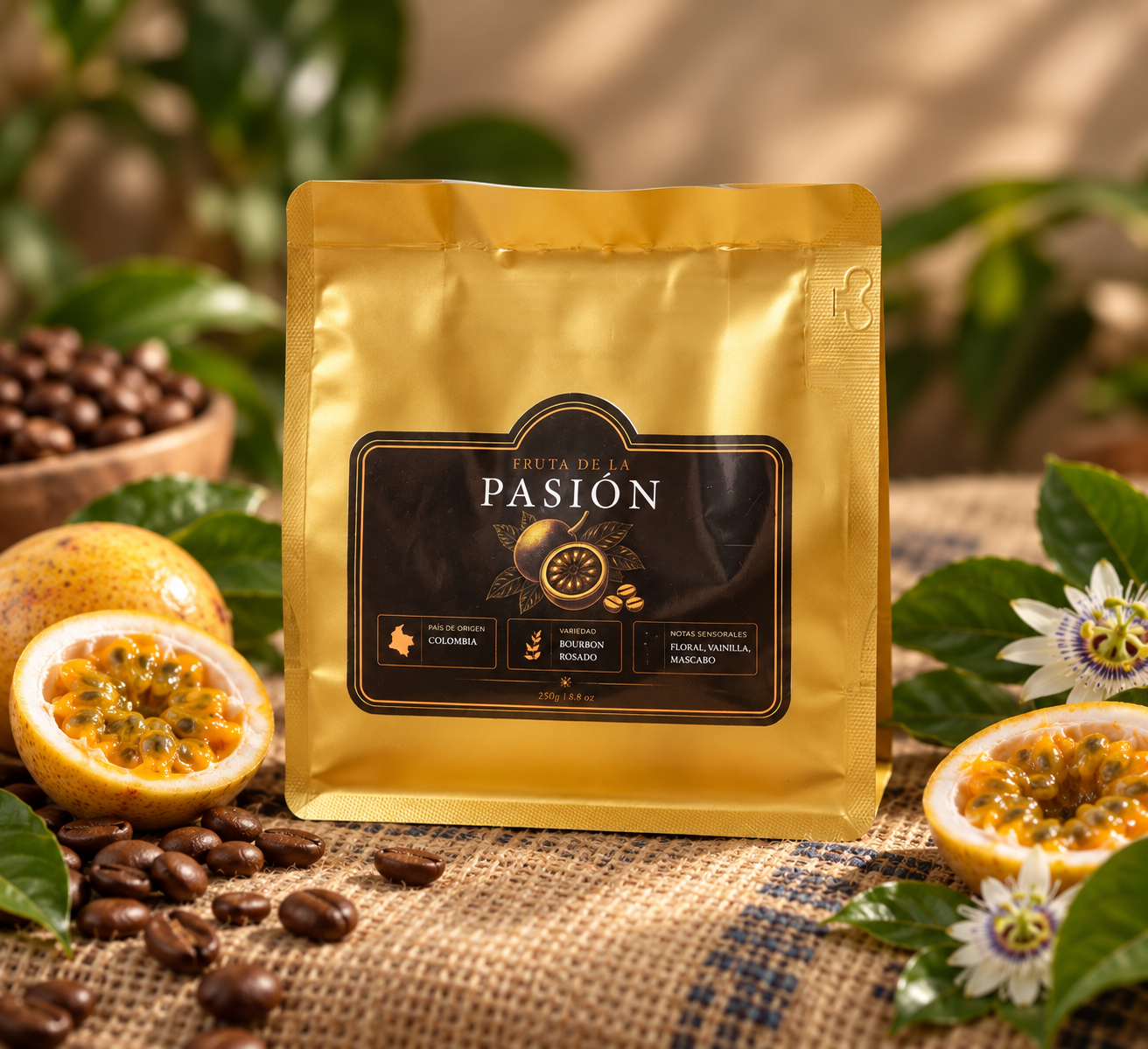 Cafe Passion Fruit Colombia 125gr